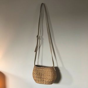 Vintage Wicker crossbody bag